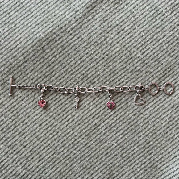 Swarovski Crystal Heart Charm Bracelet - Picture 4 of 7